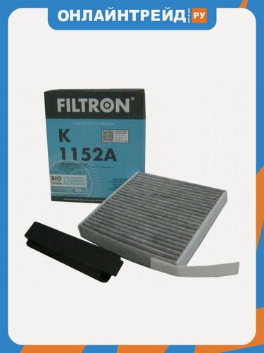 Изображение товара Фильтр салонный угольный Filtron K1152A для лада Largus RENAULT Logan, Duster NISSAN Note (06-)
