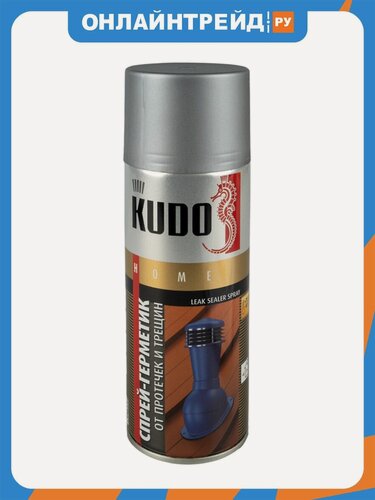 Изображение товара Герметизирующий спрей Kudo KU-H301, 520 мл, серый