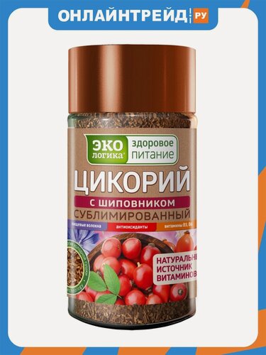 Изображение товара Цикорий Экологика растворимый сублимированный с Шиповником 85 г