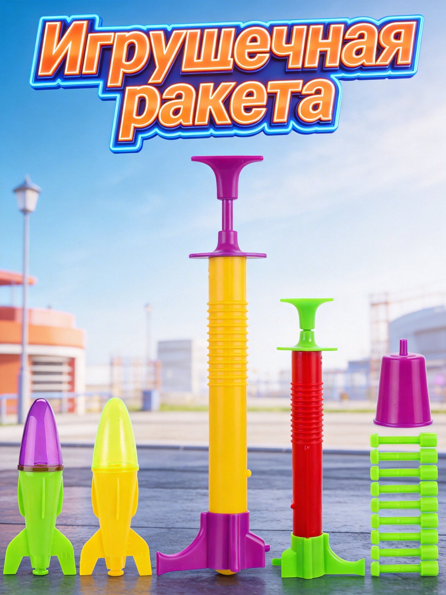 Набор Запускателей Ракет На День Рождения Веселая Игра Для Детей 6X6Cm