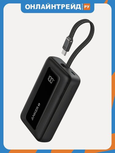 Изображение товара Внешний аккумулятор Anker Zolo 10000мАч 30W, черный