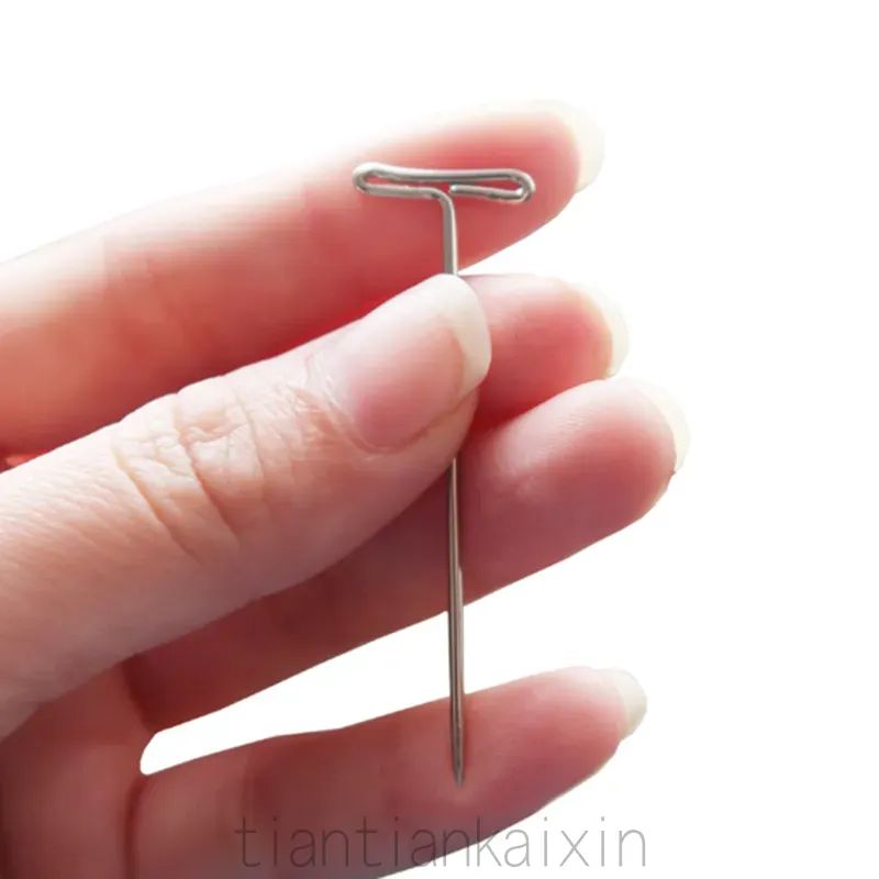 50 Штук Стальные Т Pins Для Париков В Пластиковом Коробке 27Mm
