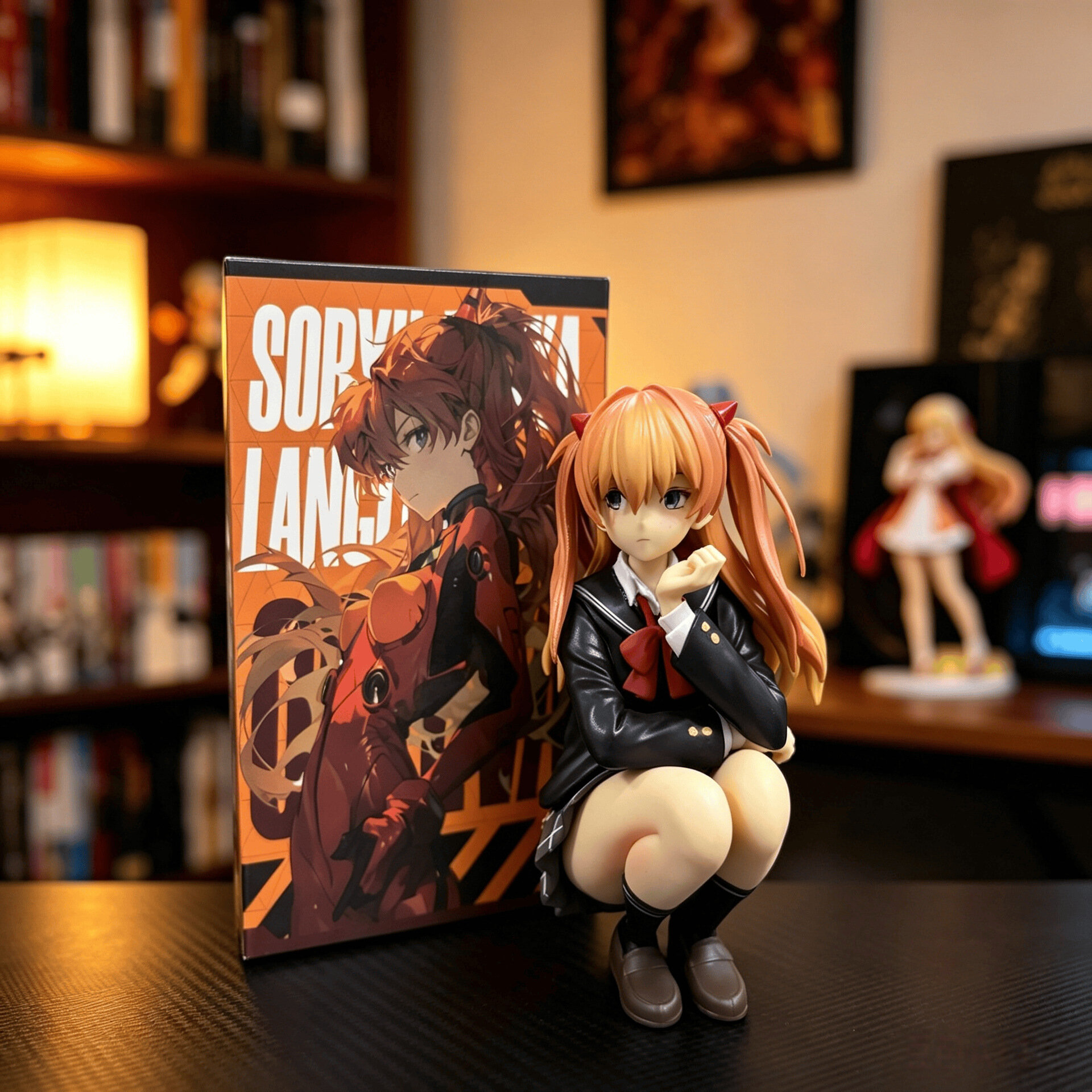 Фигурка Аски Лэнгли (Asuka Langley) - Евангелион，14cm，в коробке
