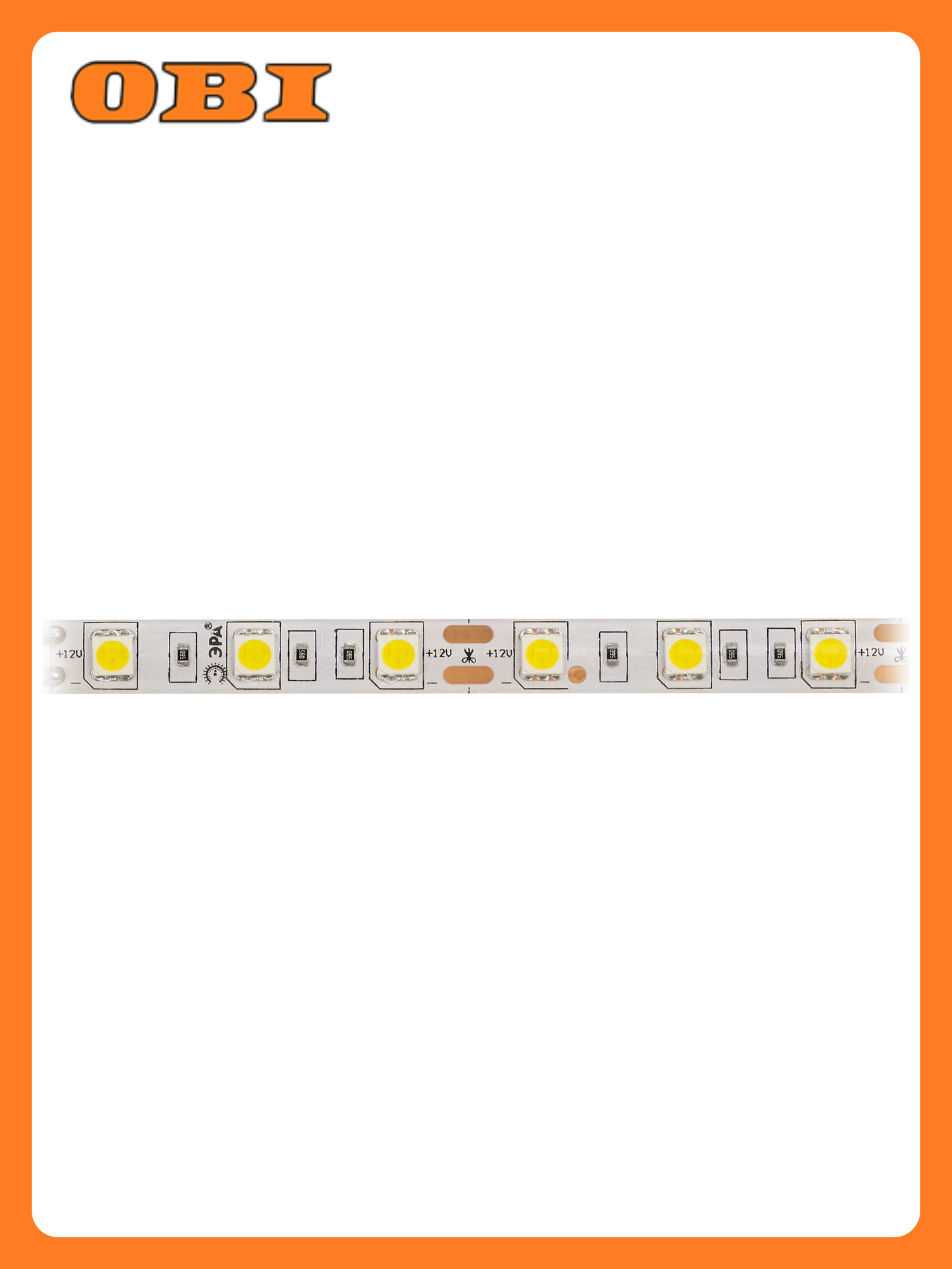 Светодиодная лента ЭРА Б0043069, 5050kit, IP65, 300 LED, 12В, 72Вт, 5м
