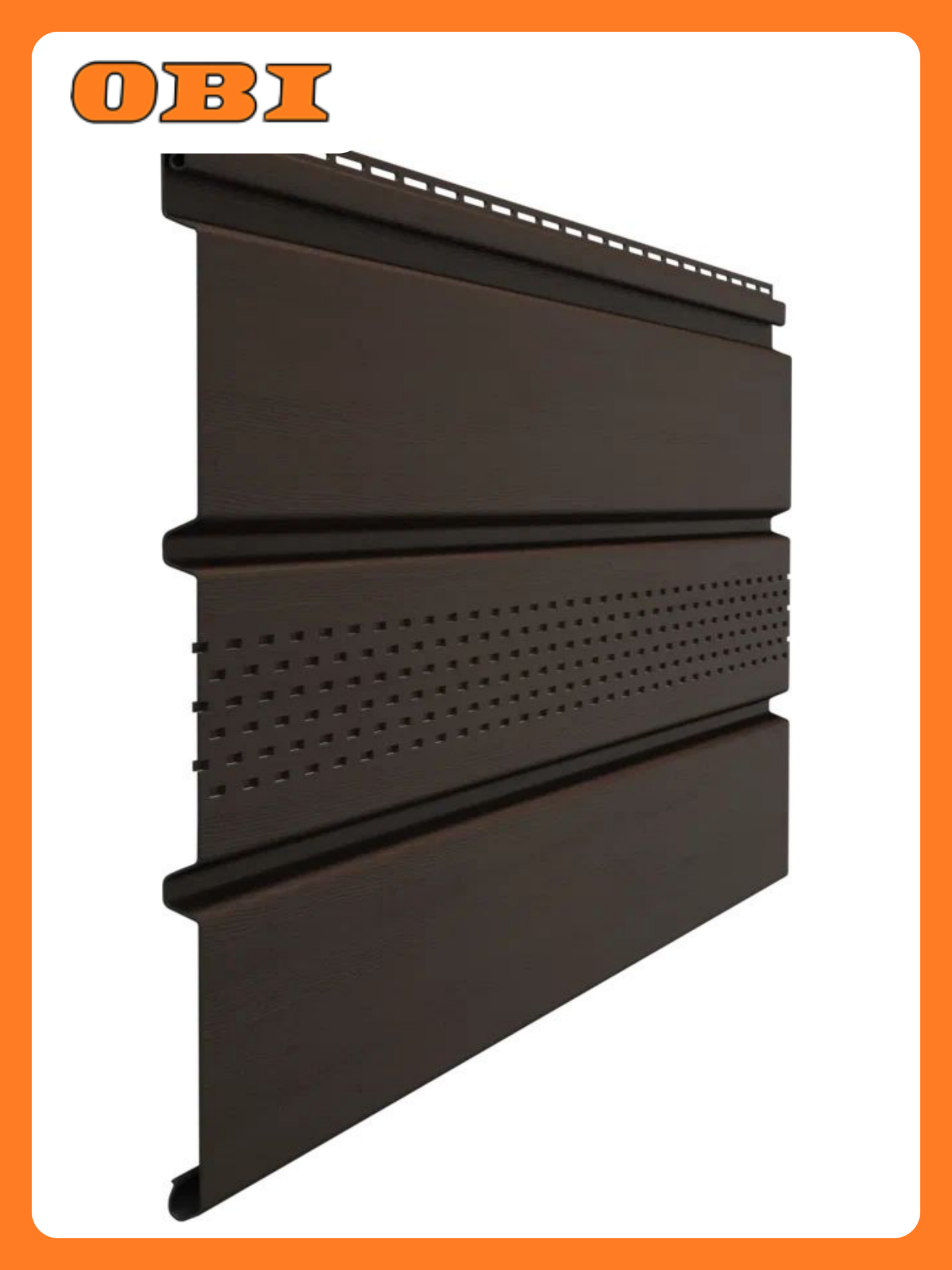 Софит с центральной перфорацией Docke STANDARD Шоколад (поштучно)