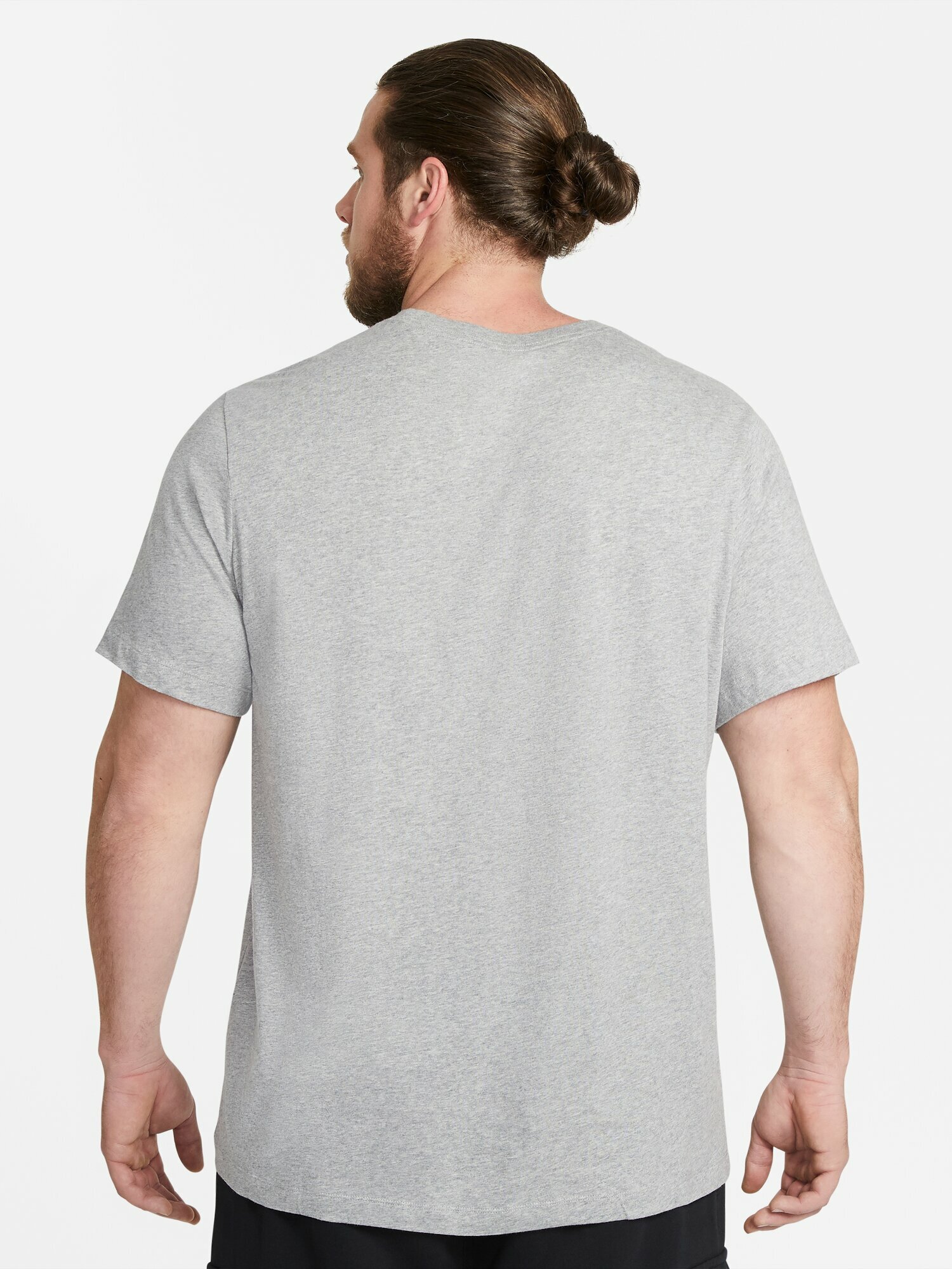 Футболка спортивная NIKE Club, 1 шт., размер 2XL, серый — фото 1