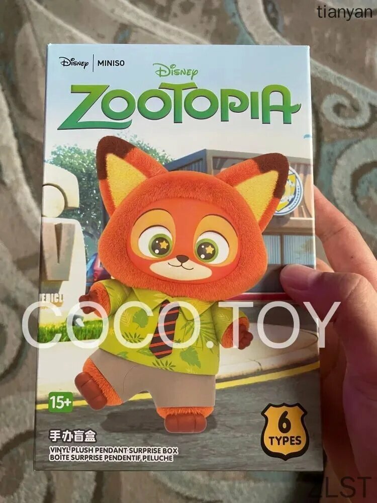 Zootopia Лабубу Стич Labubu Stitch Игрушка сюрприз Blind Box miniso Zootopia Оригина
