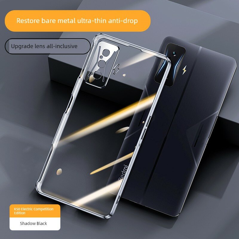 Чехол для Xiaomi Redmi K50 Gaming Edition, ударопрочный, полное покрытие, ультратонкий черный, для серии Gaming