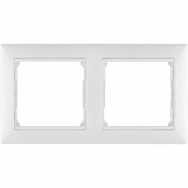 Рамка 2-м Valena горизонт. бел. IEK 774452