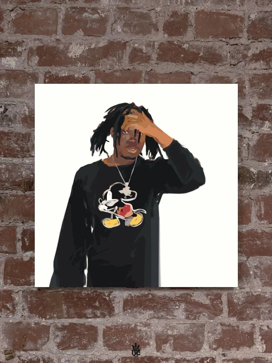 DENZEL CURRYартина по номерам на холсте — фото 1