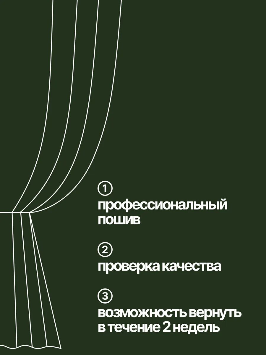 Шторы в спальню блэкаут плотные 2 шт 200х270 — фото 1