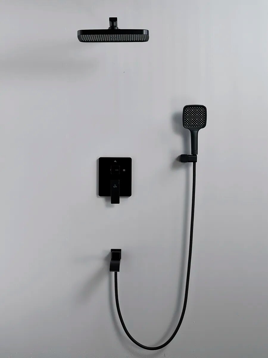 Душевая система скрытого монтажа комплект с душем Rose R1535H