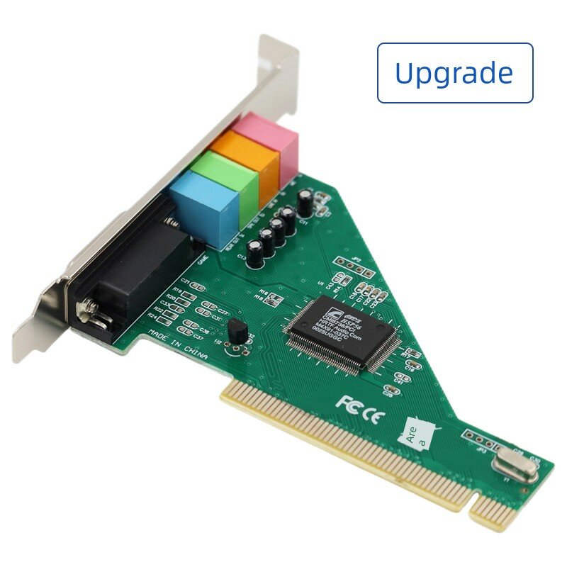 Улучшенная PCI 4.1 звуковая карта для настольных компьютеров, совместимая с Windows 10/7/XP, улучшенное аудио