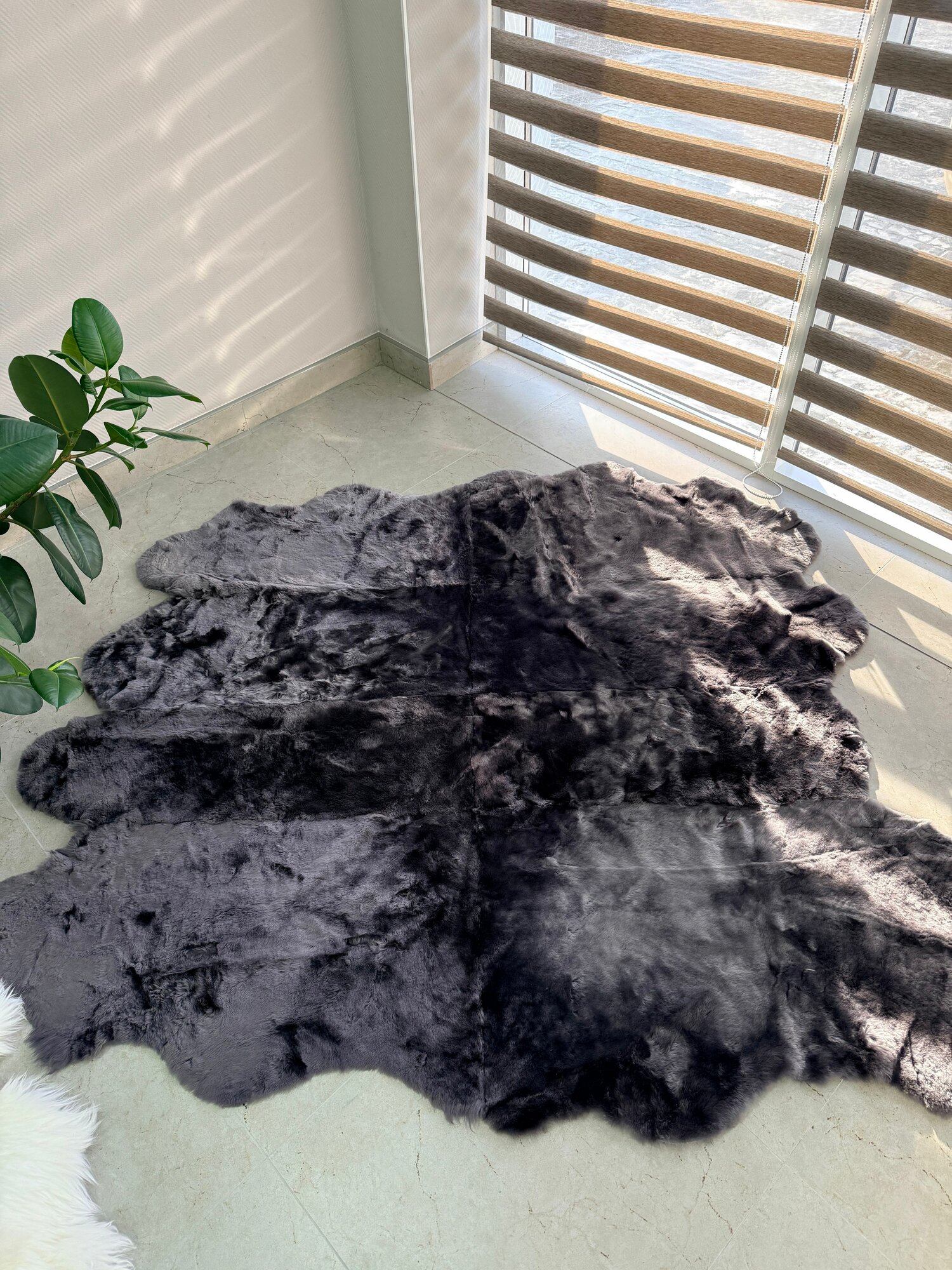 Ковер шкура натуральная овчина Меховой