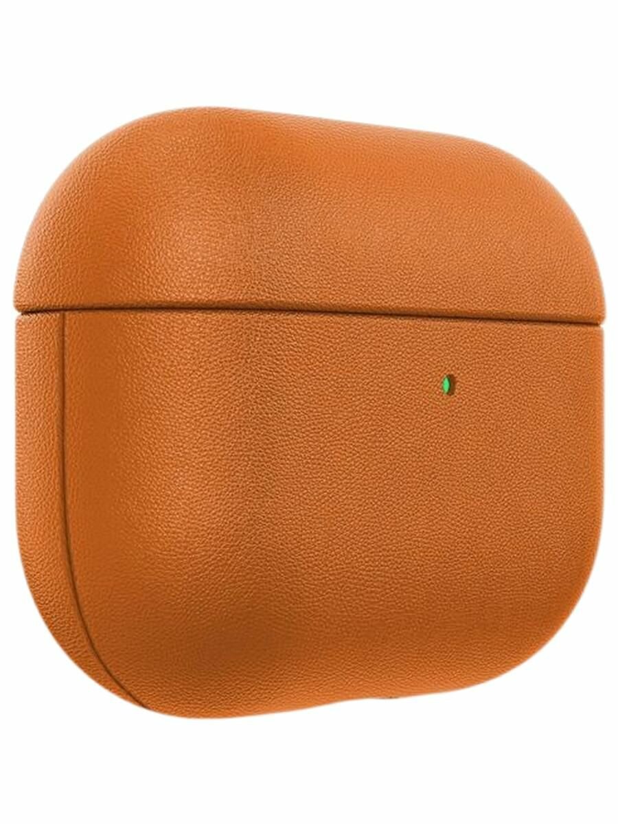 Чехол кожаный AirPods Pro 3 (2025) K-Doo LuxCraft, оранжевый