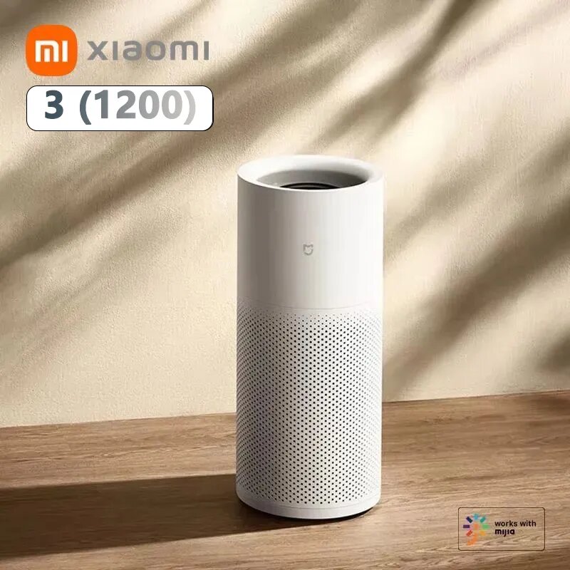 Xiaomi Увлажнитель воздуха Xiaomi Mijia Увлажнитель воздуха 3 (1200), Mijia Увлажнитель без запотевания, Антибактериальный, 1200mL/h, CJSJSQ03XY, белый, белый, светло-серый