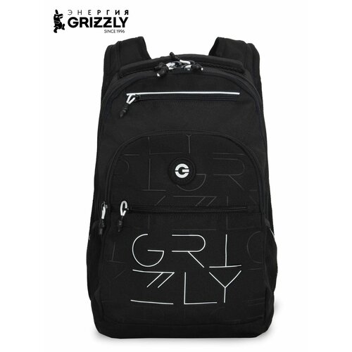 фото Классический мужской рюкзак grizzly для школьников и студентов, ru-531-3