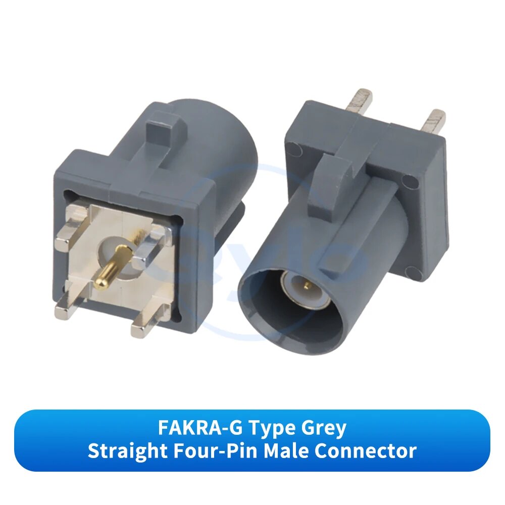 FAKRA-G Type Grey 4-Pin Male Connector