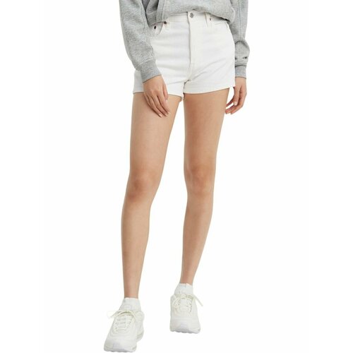 фото Шорты levi's women 501 high rise original shorts, размер 24, белый