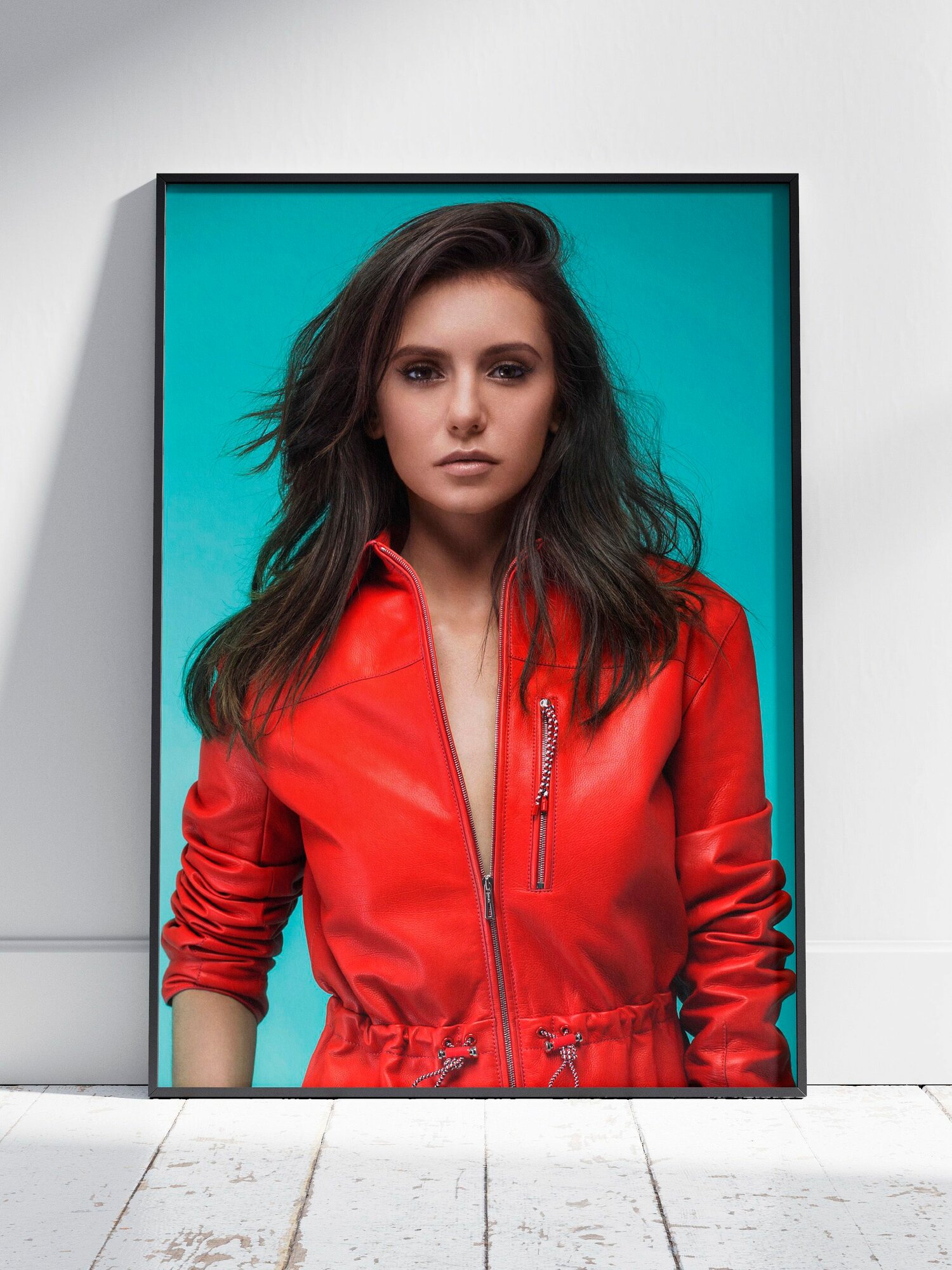 Плакат на стену для интерьера Нина Добрев (Nina Dobrev 36) - Постер по актеру фильма, кино, сериала формата A4 (21x30 см)