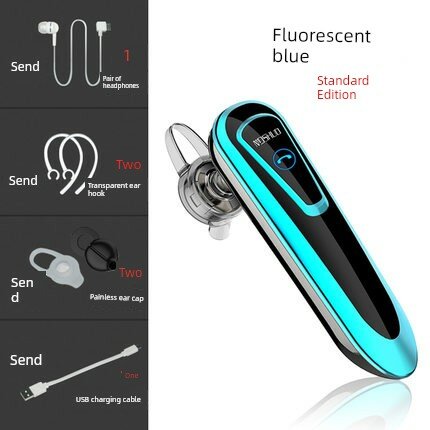 M20 Беспроводные наушники-вкладыши Bluetooth с длительным сроком работы, вкладыш-дизайн, синий цвет - комфортно для