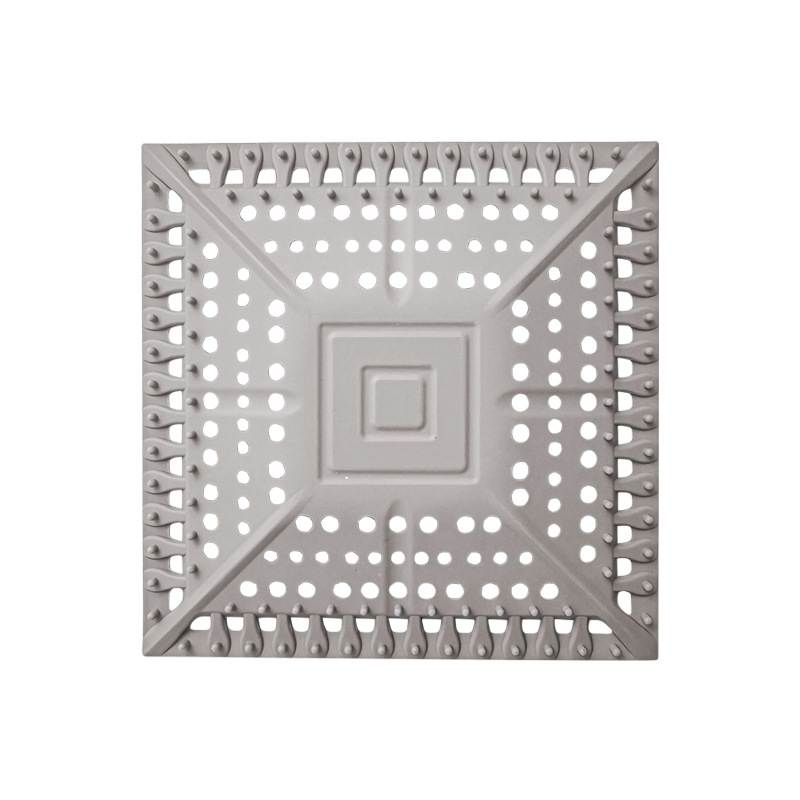 Квадратный дренажный коллектор silicone floor drain, серый, 2 шт.