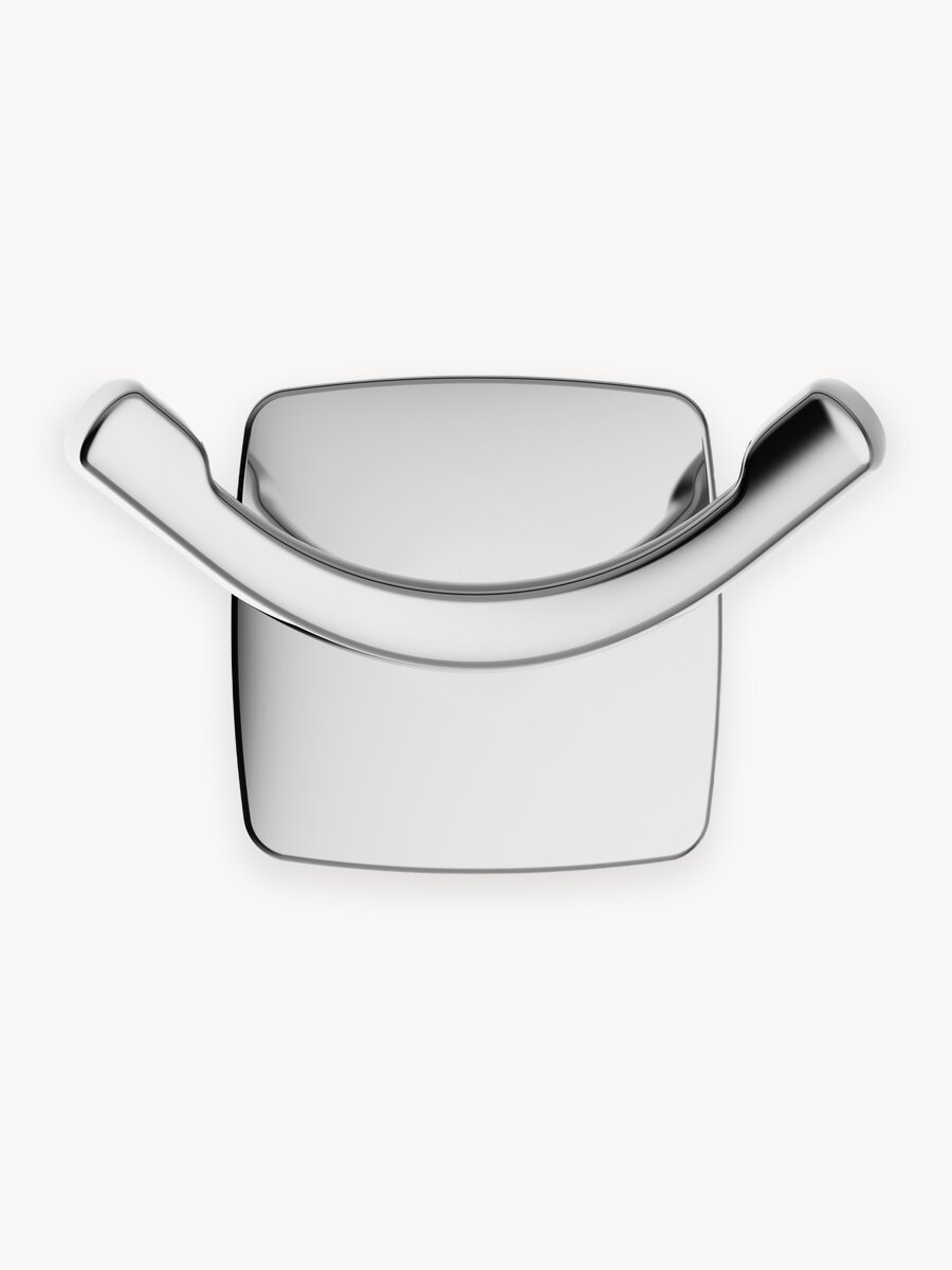 Крючок для полотенец в ванную двойной AM.PM Gem A9035600 хром, крючки для ванной, шурупное крепление, Германия