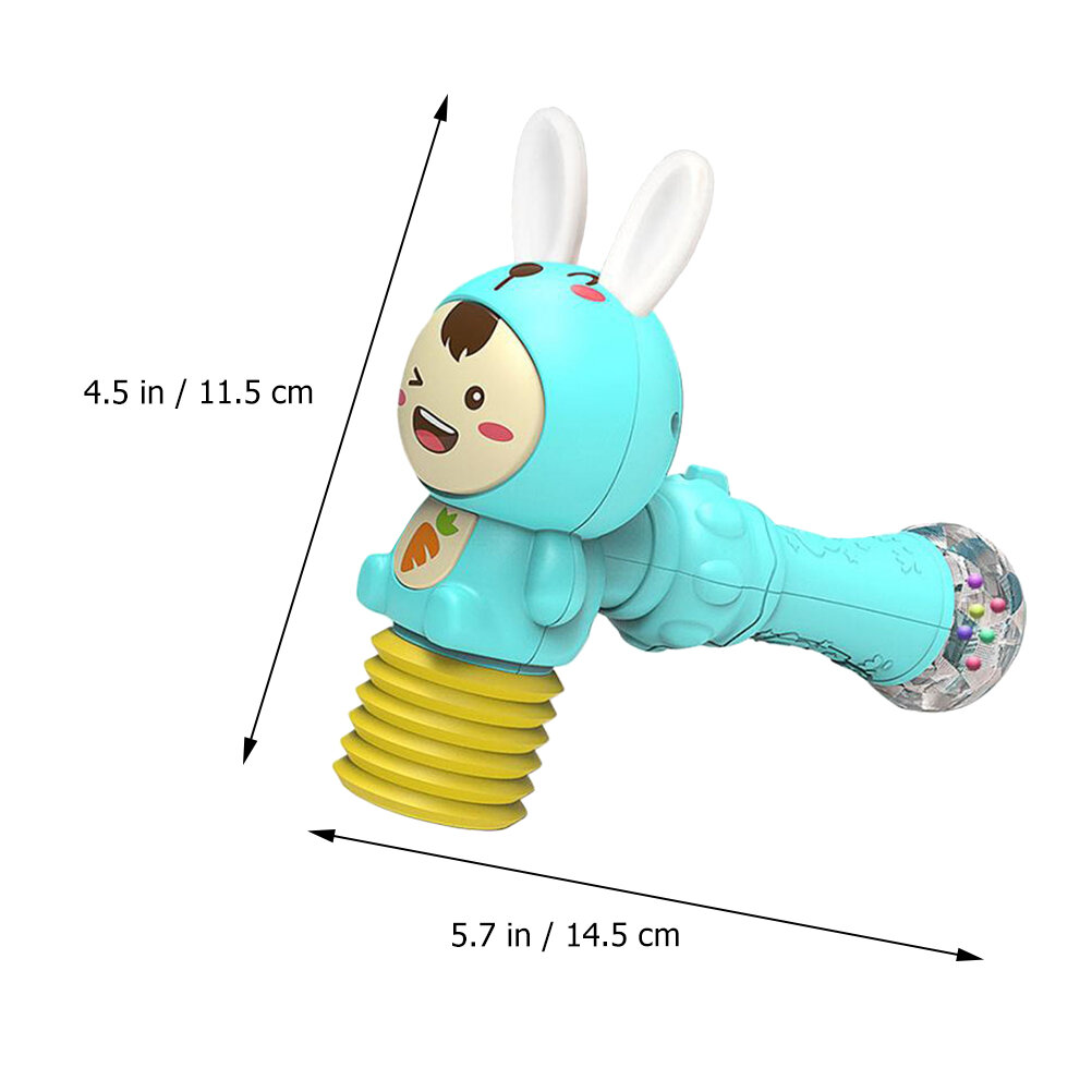 Игрушка Молоток С Музыкой И Подсветкой 1 Шт Синий Размер 14 5X11 5X4 Cm