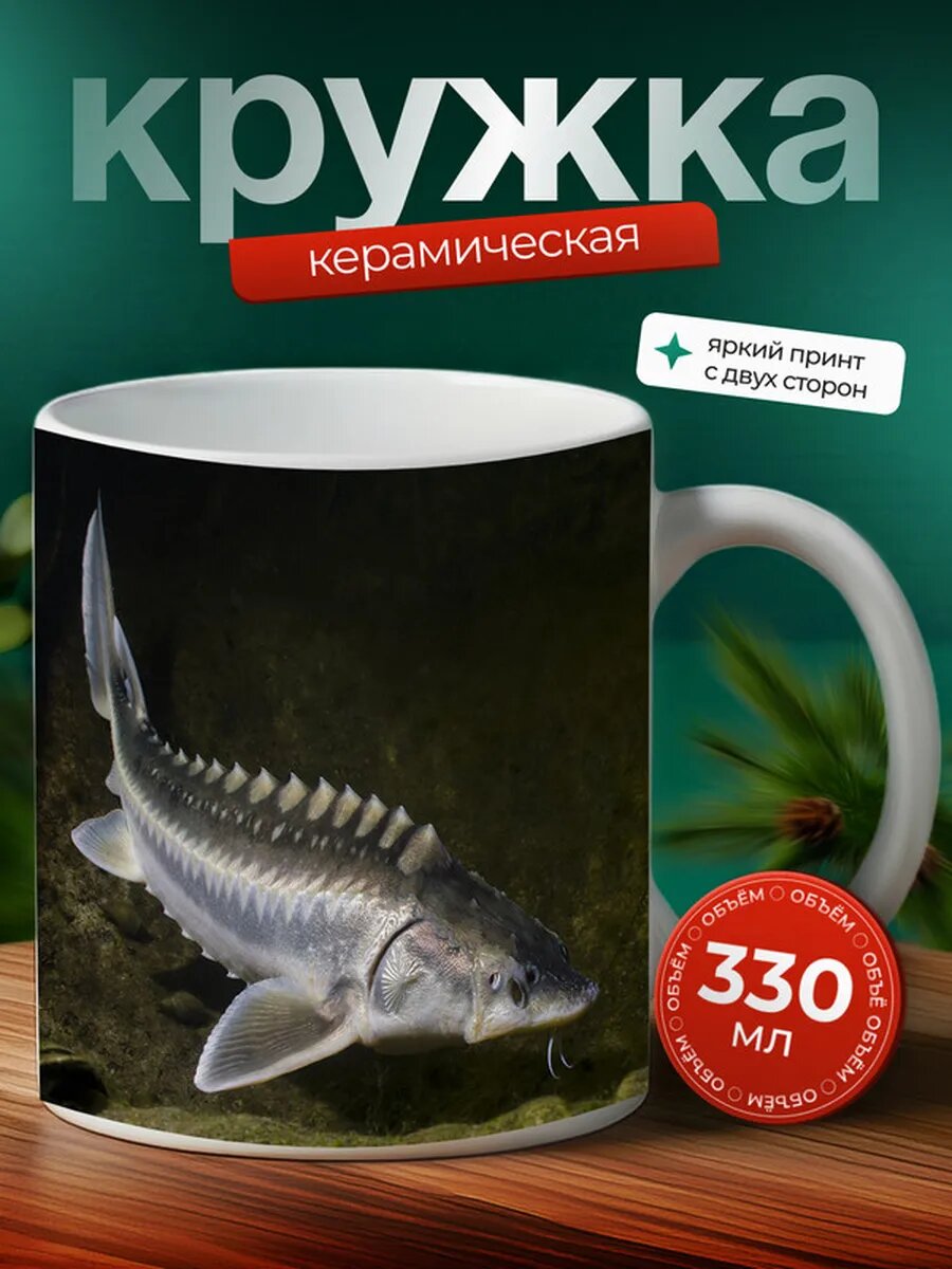 Кружка Осётр рыба,