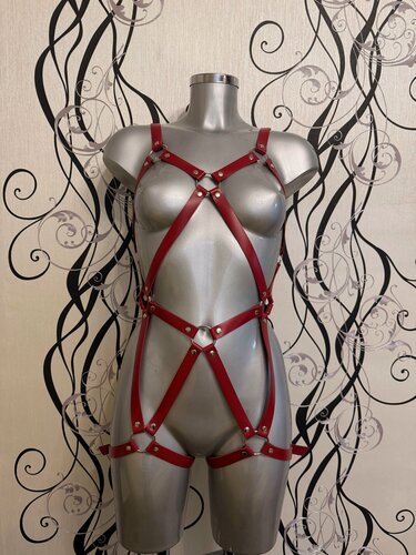 Изображение товара Портупея эротическая БДСМ из натуральной кожи. Ручная работа.