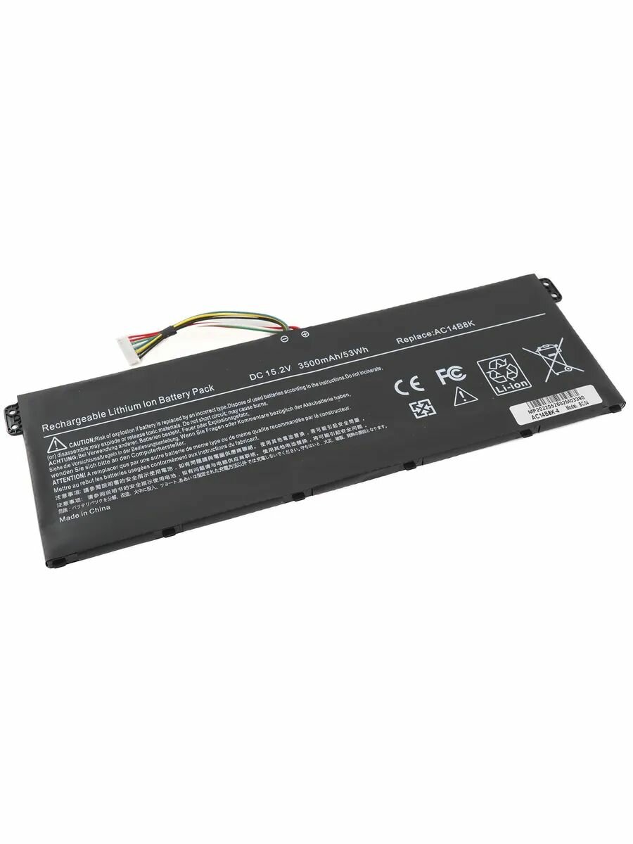 Аккумулятор для ноутбука Acer (AC14B8K) C730, V5-132 15.2V 3