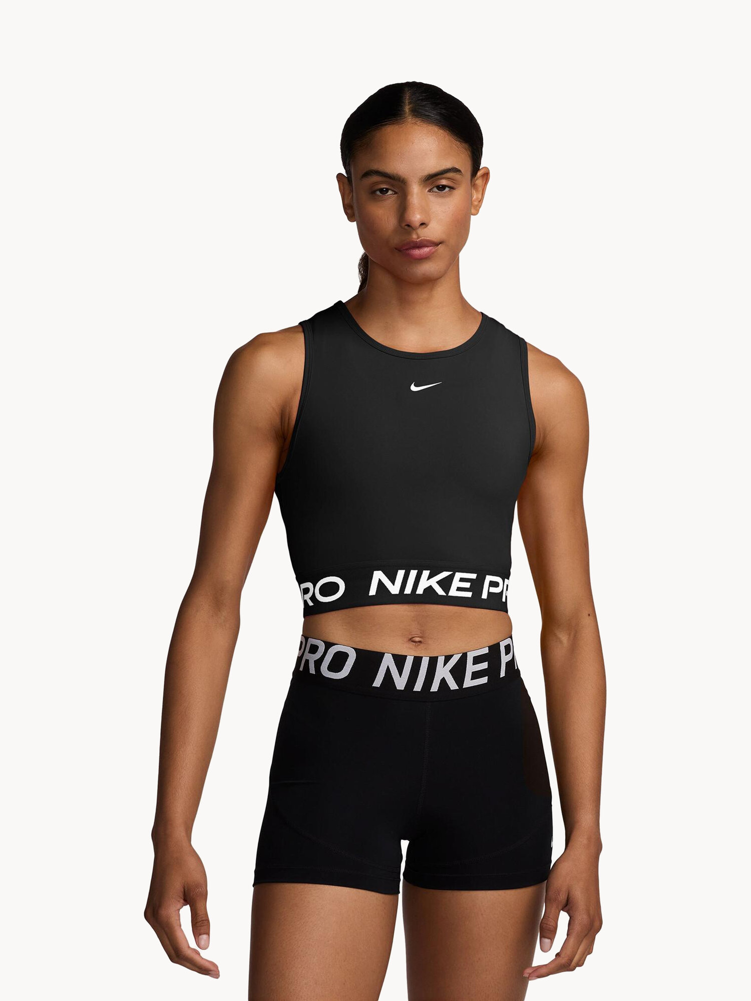 Топ NIKE Nike Pro, размер L , черный