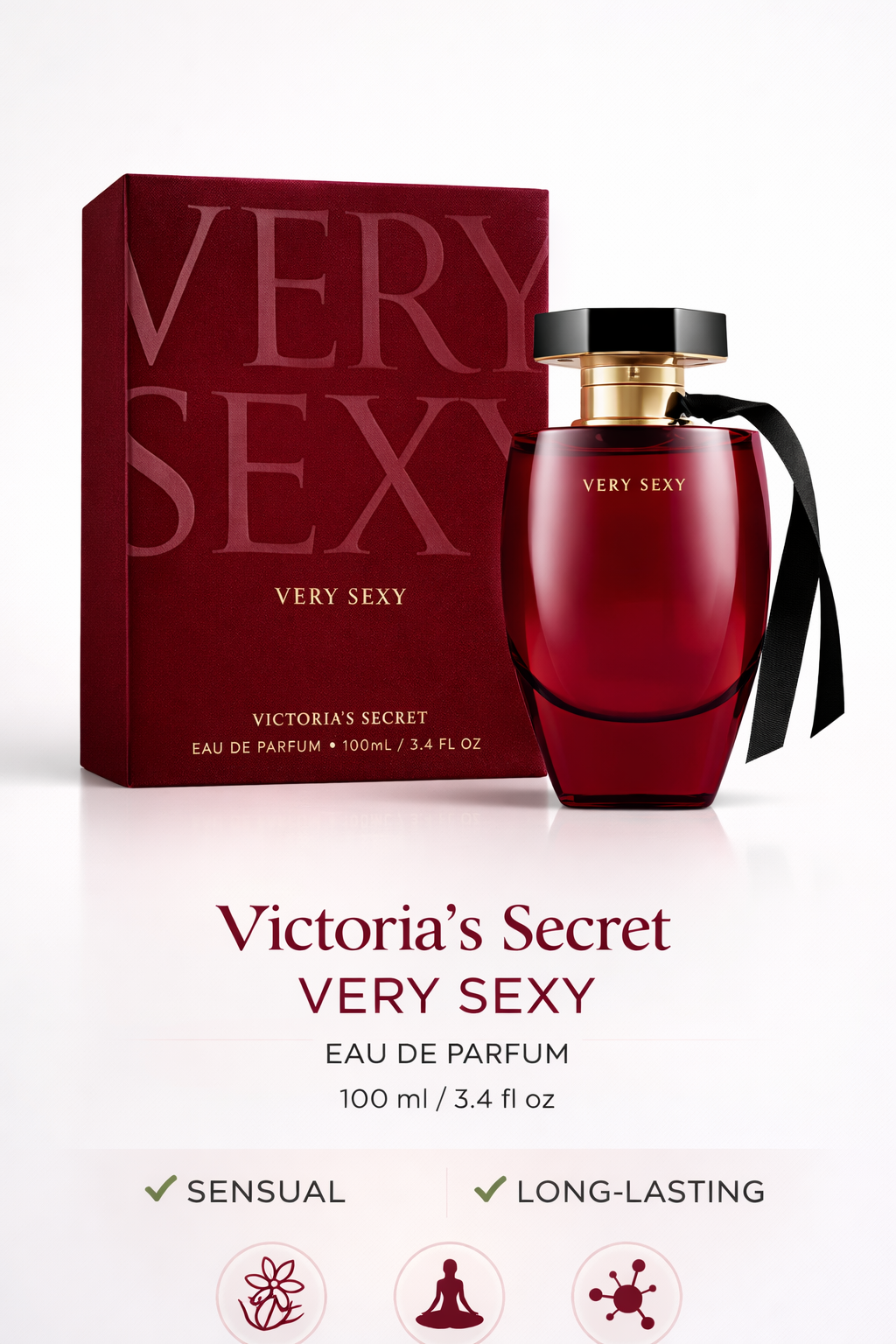 Victoria’s Secret Very Sexy — женская парфюмерная вода, стойкий сексуальный аромат