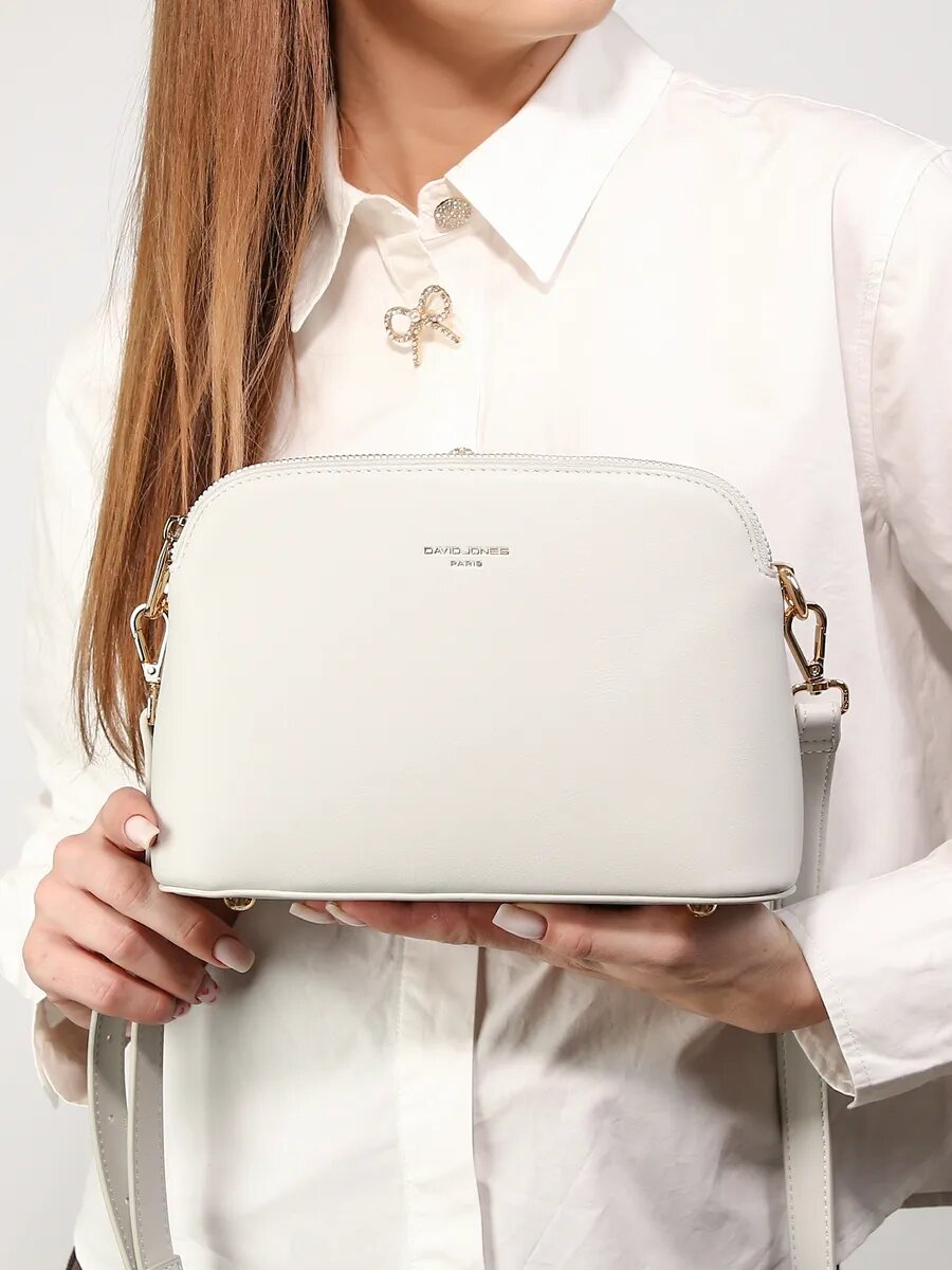 Сумка кросс-боди DAVID JONES, светло-серый — фото 1