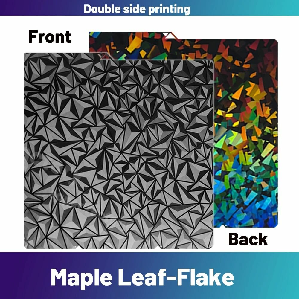 Пластина PEI для Anycubic Kobra S1 Maple leaf