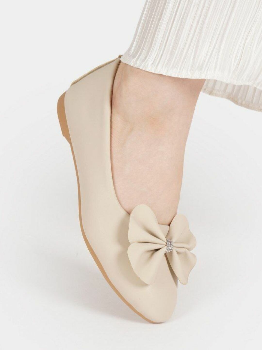 Балетки  Baletka, размер 36, 102 бежевый — фото 1