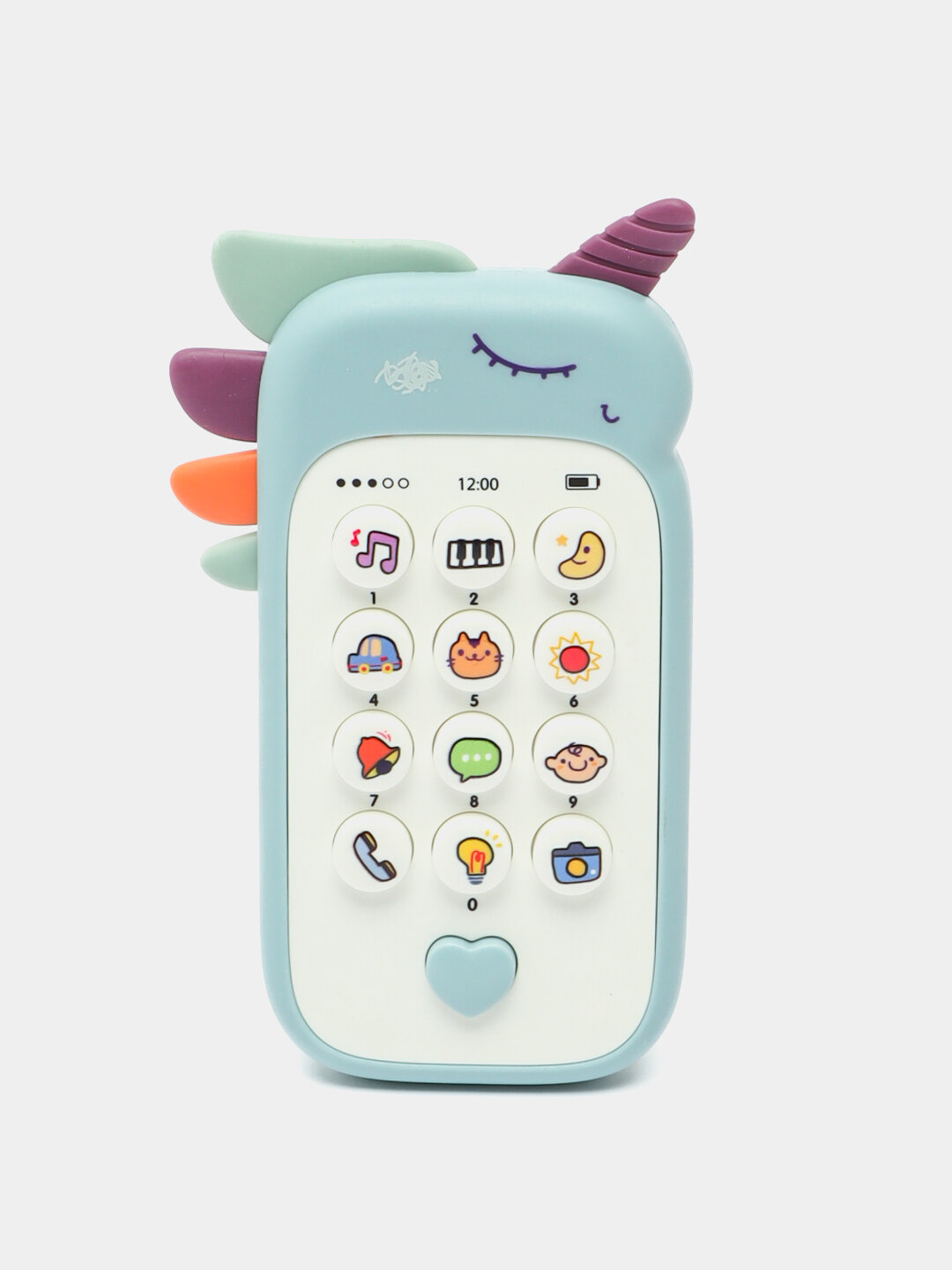 Развивающий игрушечный телефон , для детей. Свето-музыкальный телефон
