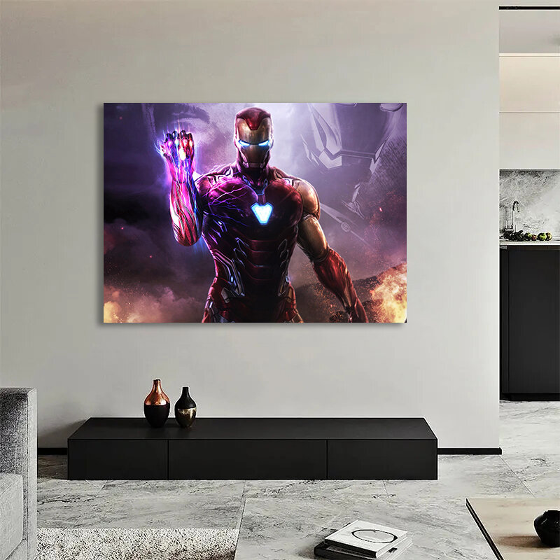 Картина на стену для интерьера - "Железный человек, Iron Man" , 30х40 см.