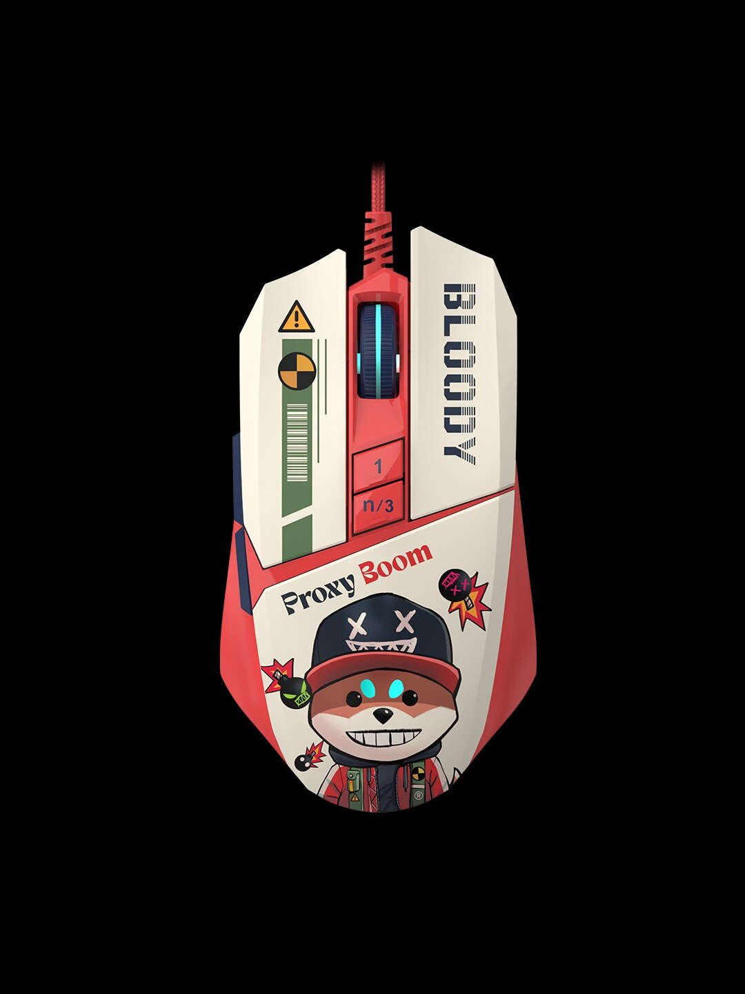 Игровая мышка с настройками макрос Bloody W63 Max Proxy Boom