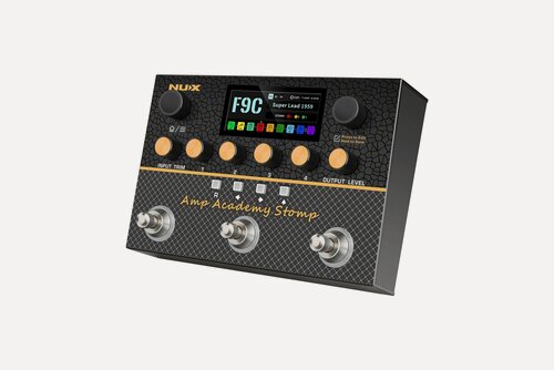 Изображение товара Педаль эффектов Nux Amp Academy Stomp NMA-3AAP, модульный дизайн, 9 блоков, встроенный усилитель