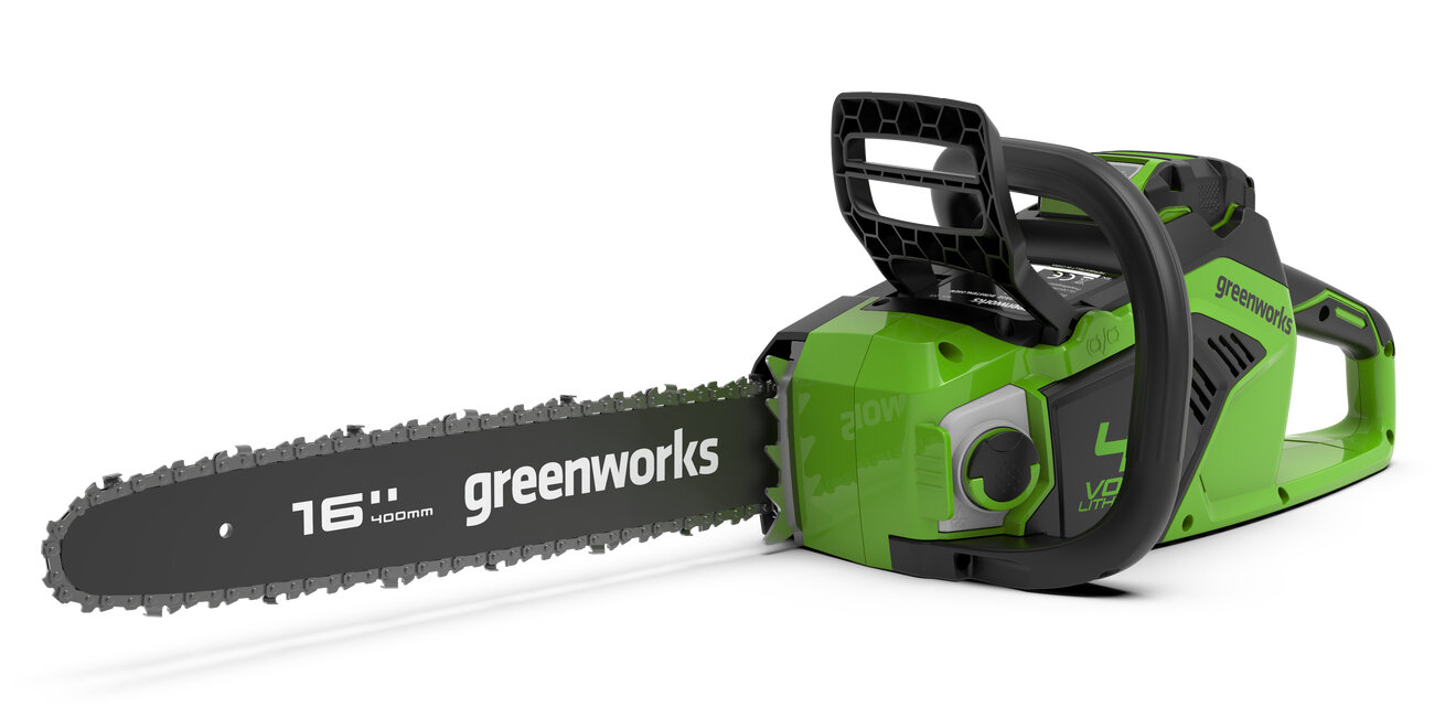 Пила цепная аккумуляторная G-MAX 40V GREENWORKS GD40CS18 с АКБ 5 Ач и ЗУ