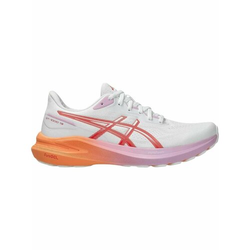 фото Кроссовки asics gt-1000 13 w, полнота f, размер 6 us, белый/коралловый