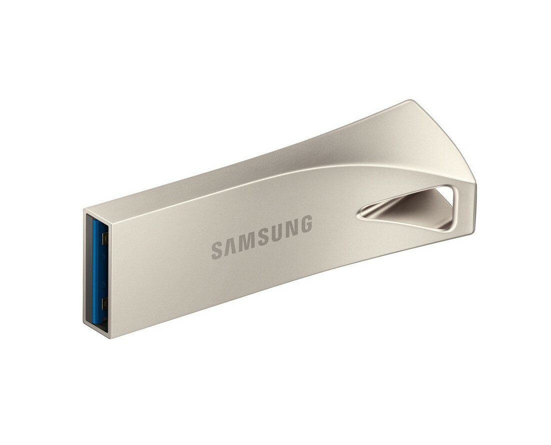 USB накопитель Samsung Bar Plus 256 ГБ, USB 3.1 Gen 1, серебристый MUF-256BE3