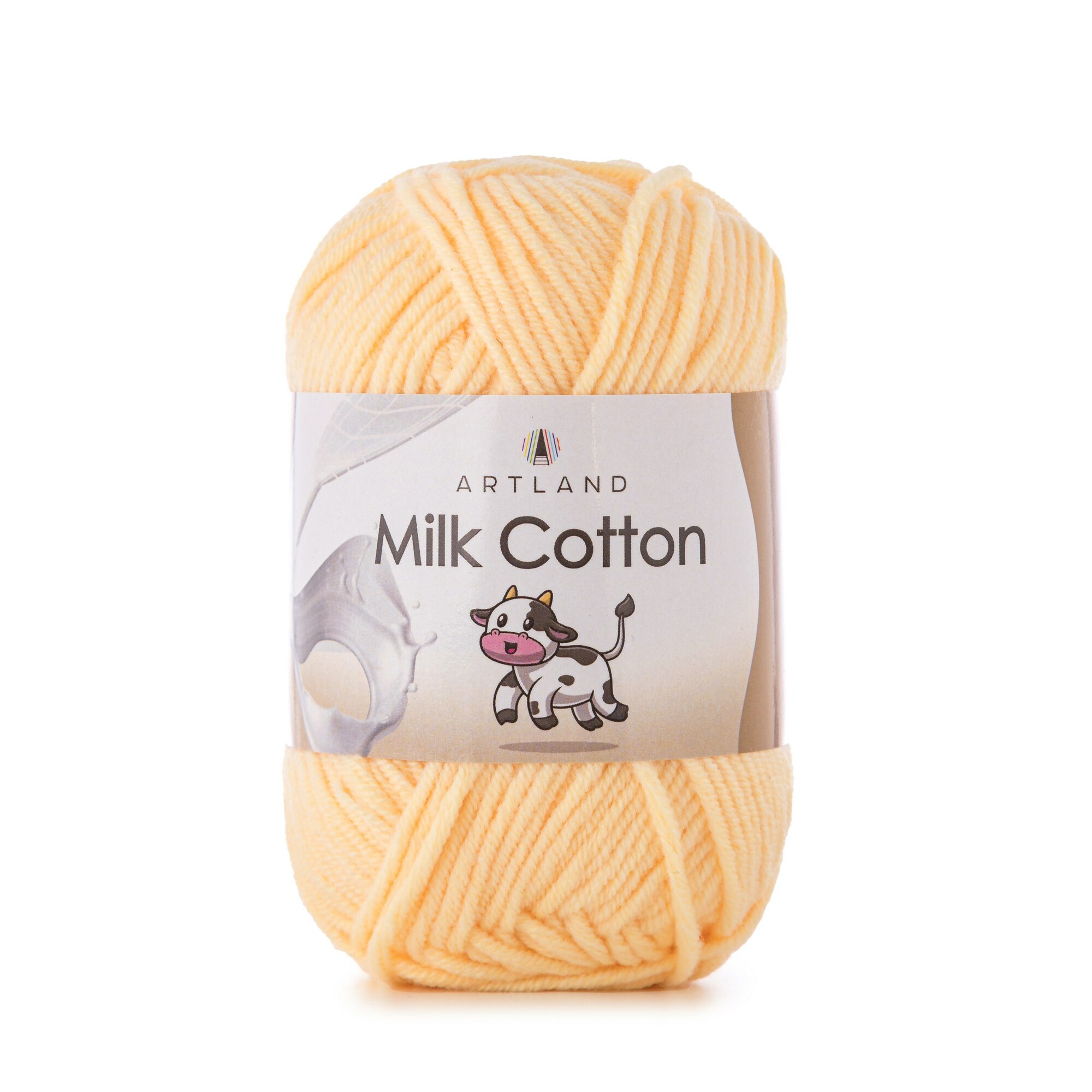 Пряжа для вязания Artland Milk Cotton 1 моток (100 м, 50 гр), цвет 23 Чайная роза