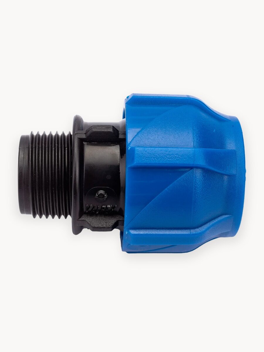 Муфта ПНД компр. соединительная c наружной резьбой 32х1" VALFEX