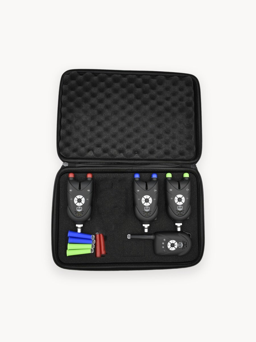 Сигнализаторы поклёвки HOXWELL HL83, с пейджером, LED-подсветка, дальность до 120м