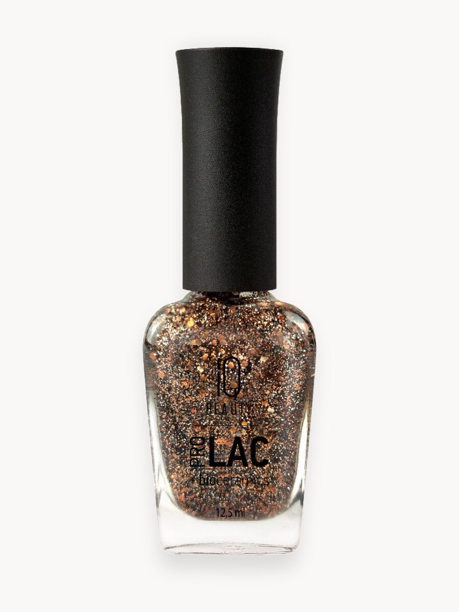 Лак для ногтей IQ Beauty PROLAC+bioceramics 147 Luxury Flakes, со сплаттерами, 12.5 мл