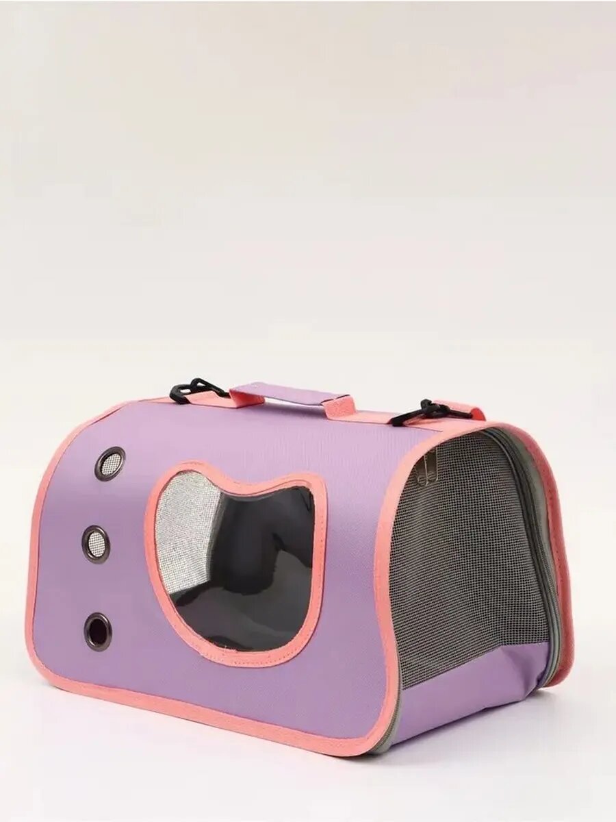 Стильная каркасная сумка-переноска для питомцев