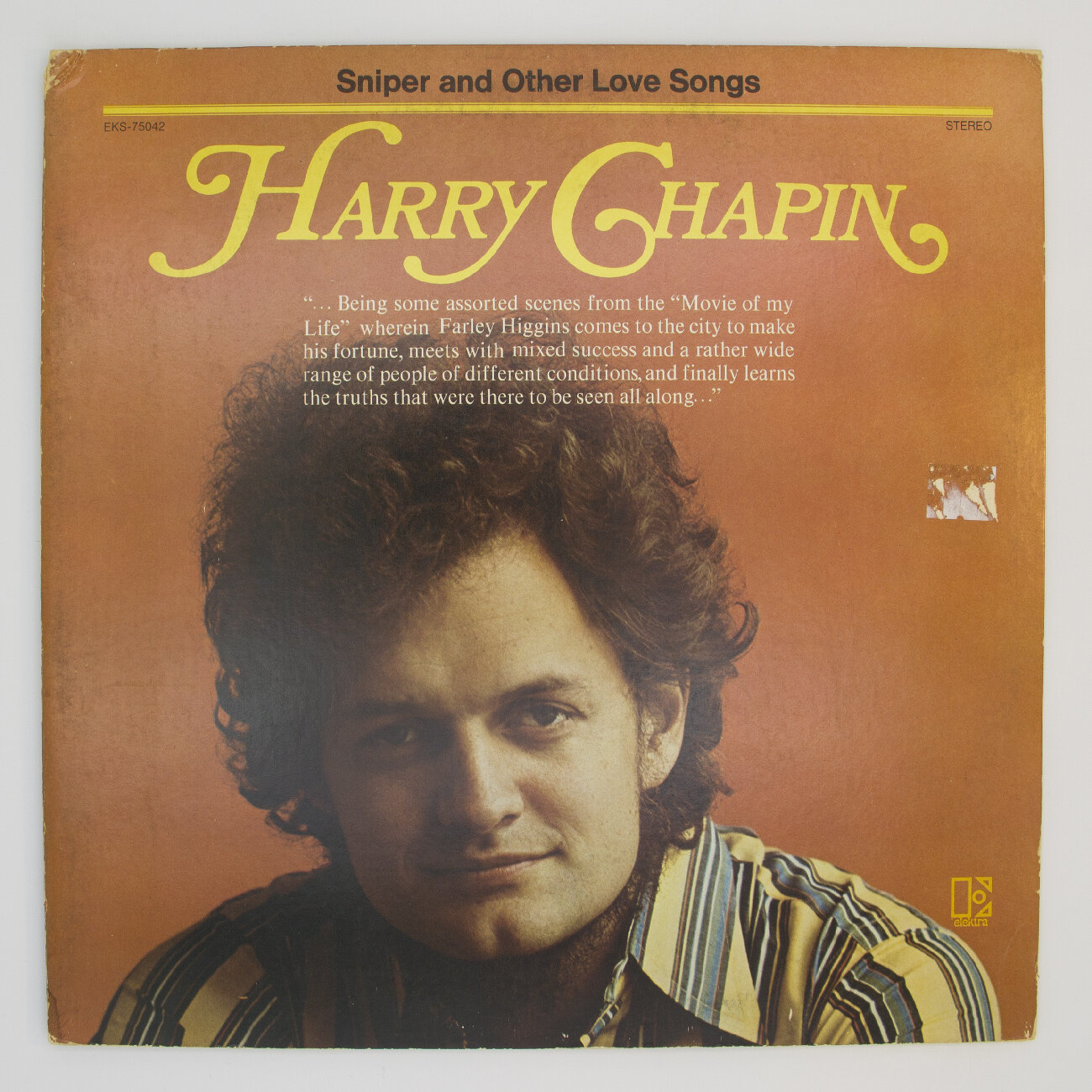 Виниловая пластинка Harry Chapin - Sniper And Other Love Songs, 1xLP, EX