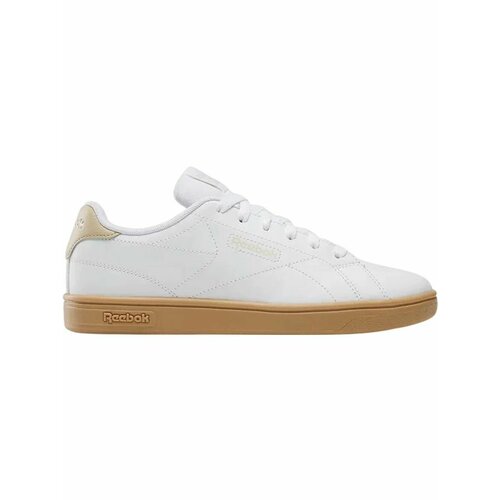 фото Кеды reebok court clean, полнота f, размер 6 us, белый/коричневый/песочный